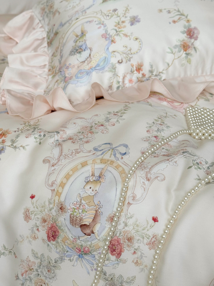 Ballet Garden Bunny Bedding Set