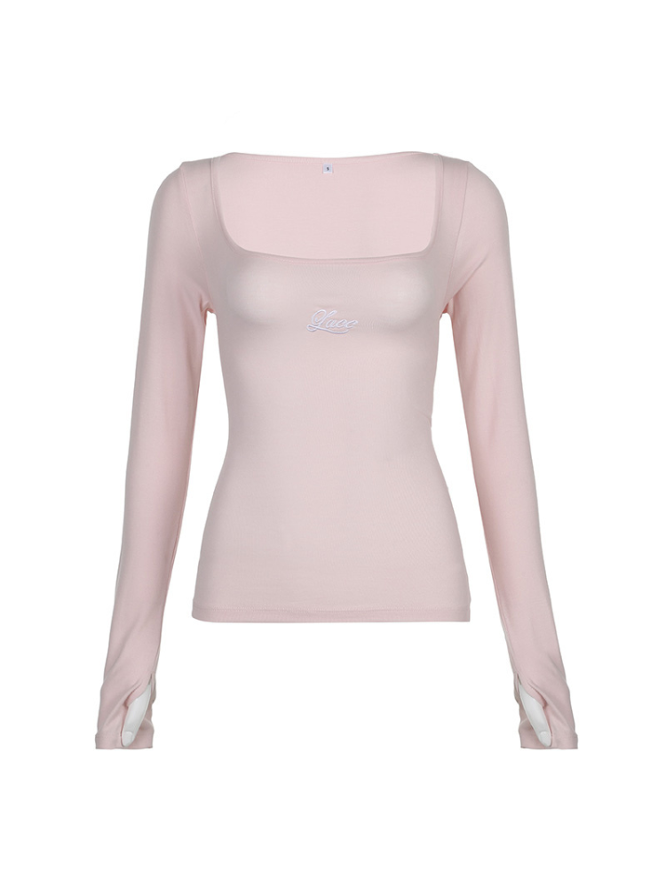 Satin Lace-Up Ballet Top