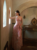 Enchanted Petal Waltz Dress