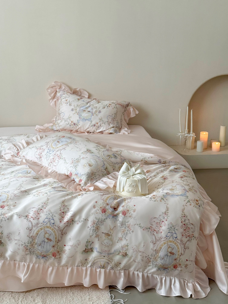 Ballet Garden Bunny Bedding Set