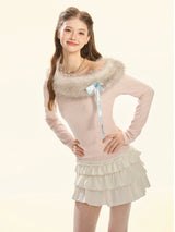 Blue Frost Whispers Knit Top