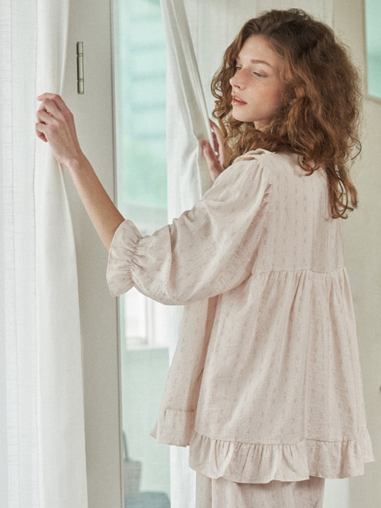 Frill Bloom Pajama Set