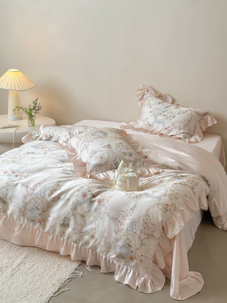 Ballet Garden Bunny Bedding Set