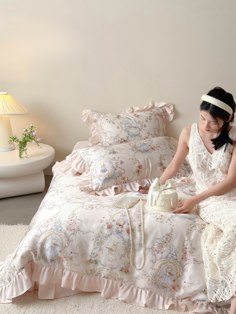 Ballet Garden Bunny Bedding Set