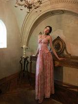 Enchanted Petal Waltz Dress