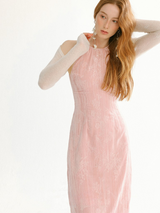 Fleur Mist Halter Dress