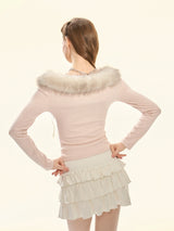 Blue Frost Whispers Knit Top