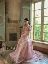 Enchanted Petal Waltz Dress