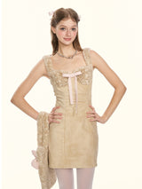 Milky Leopard Cloud Dress