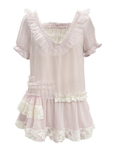 Sugarveil Layered Chiffon Top