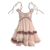 Whipped Berry Chiffon Dress