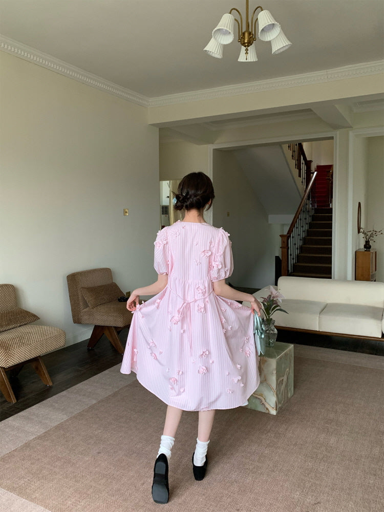 Blooming Candystripe Dress