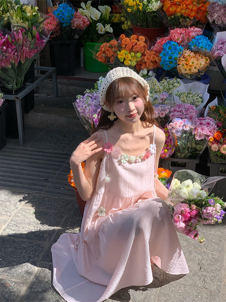 Blossom Whispers Tiered Dress