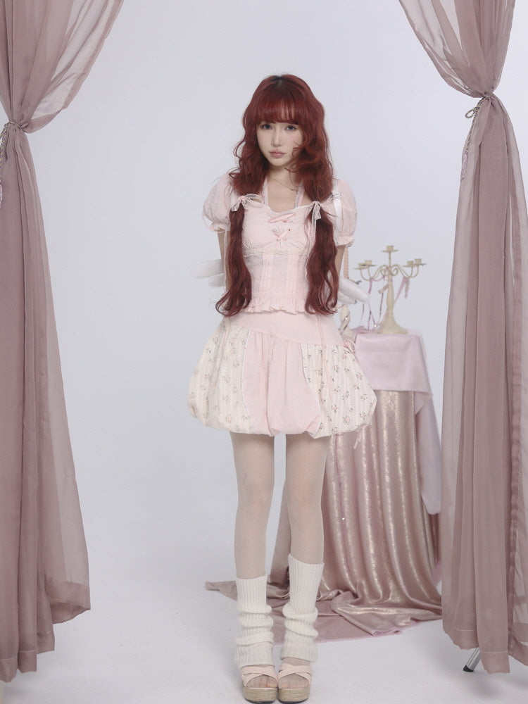 Rosy Lace Princess Set