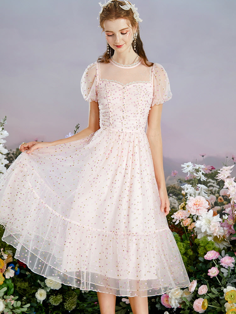 Crystal Garden Glitter Dress