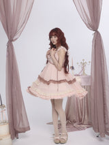 Whipped Berry Chiffon Dress