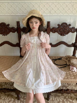 Blossom Whisper Twin-Layer Dress