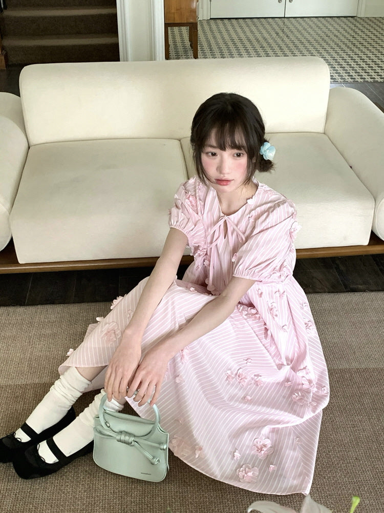 Blooming Candystripe Dress