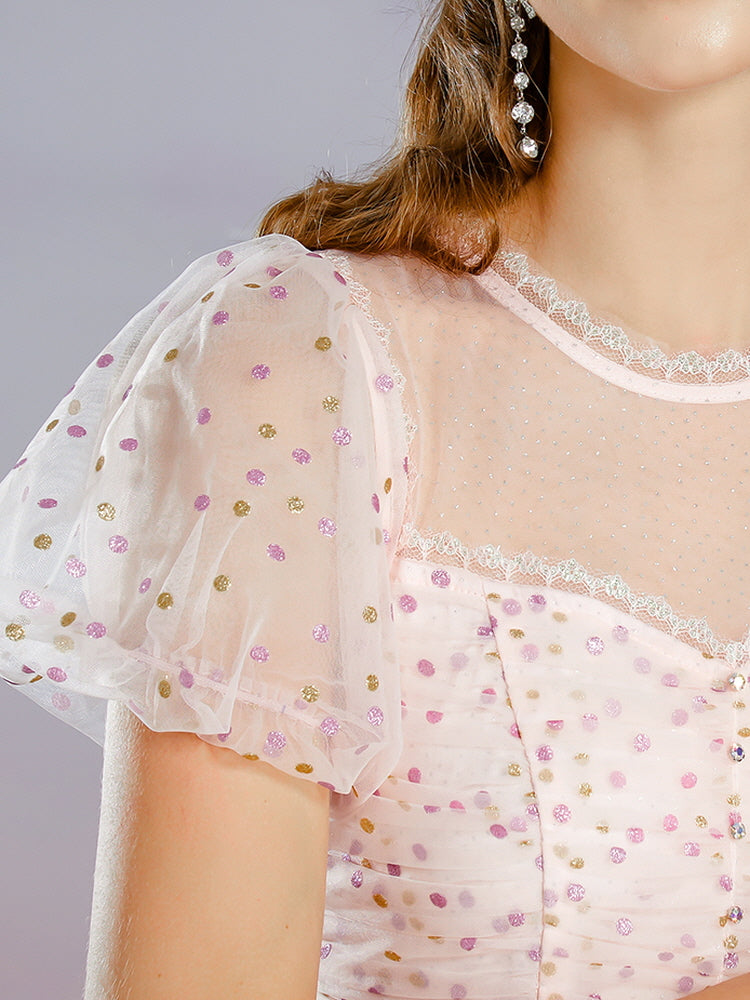 Crystal Garden Glitter Dress