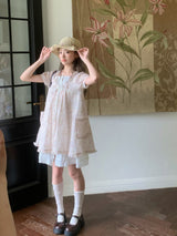 Blossom Whisper Twin-Layer Dress