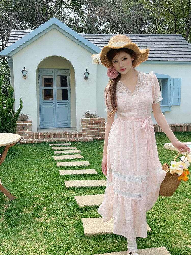 Blush Garden Waltz Dress