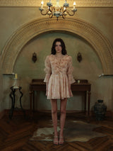 Rosé Garden Petal Dress