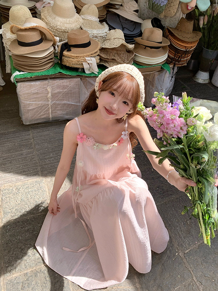Blossom Whispers Tiered Dress
