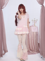 Sugarveil Layered Chiffon Top