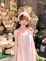 Blossom Whispers Tiered Dress