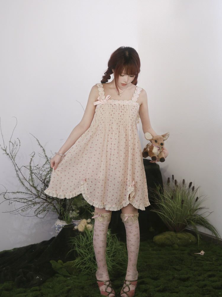 Rosy Ribbon Dream Nightdress