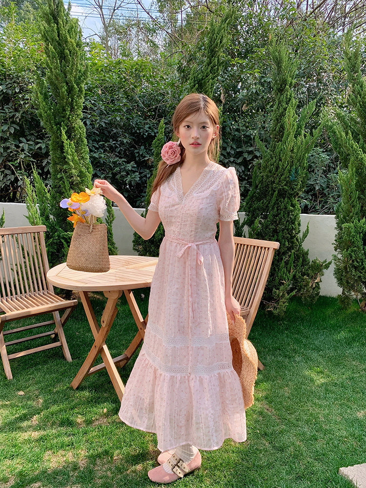 Blush Garden Waltz Dress