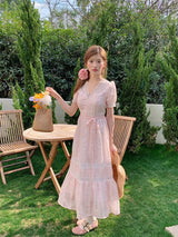 Blush Garden Waltz Dress