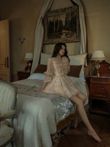 Rosé Garden Petal Dress