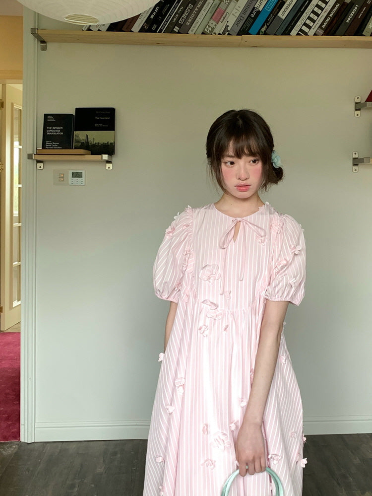 Blooming Candystripe Dress