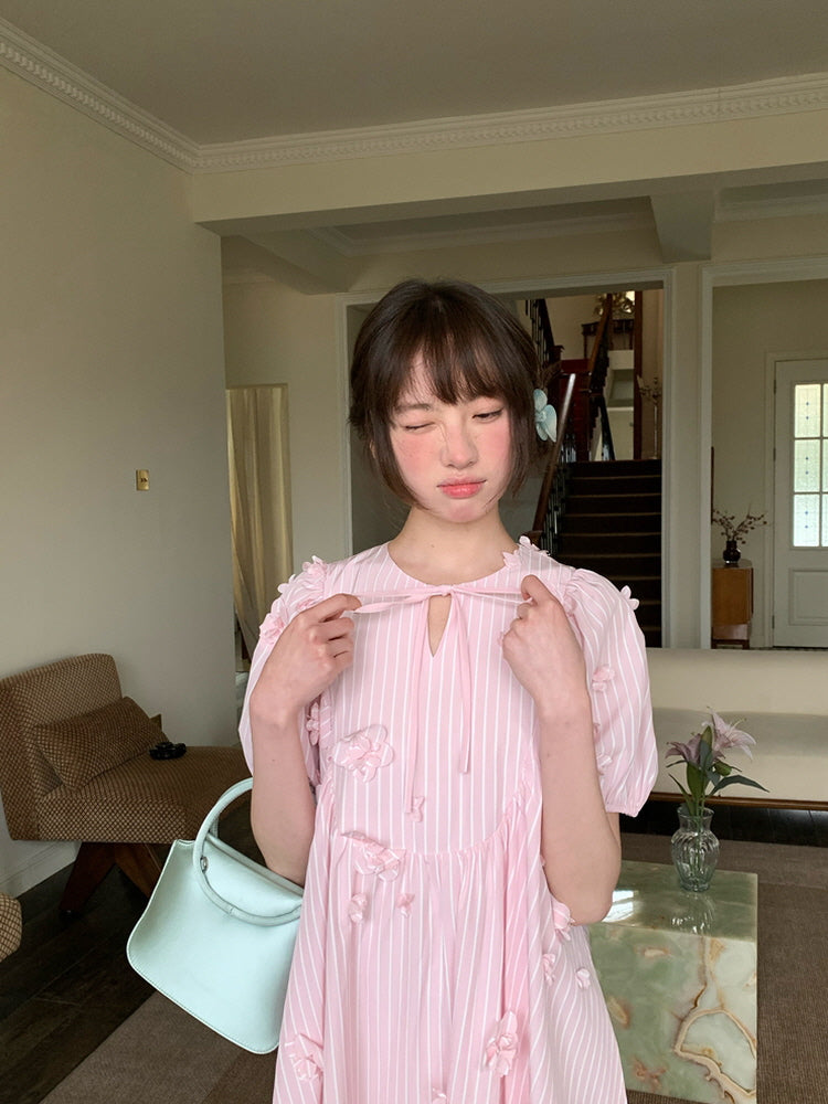 Blooming Candystripe Dress