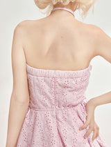 Blush Peony Ruffle Dress