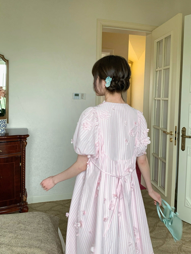 Blooming Candystripe Dress