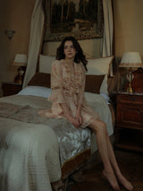 Rosé Garden Petal Dress