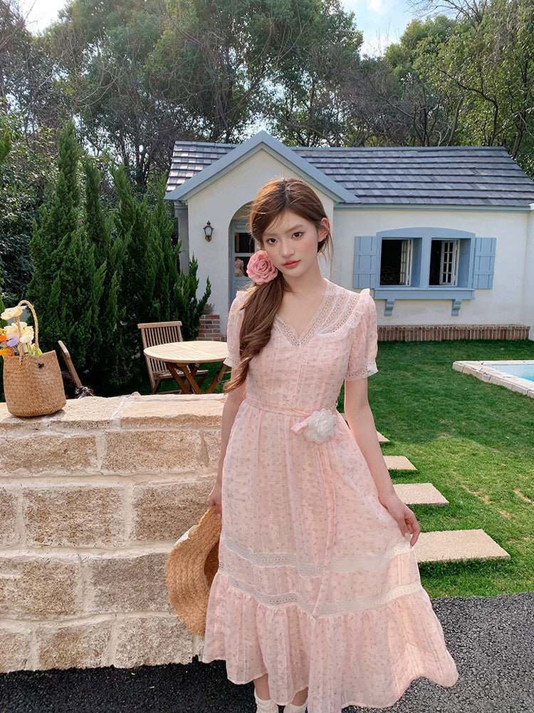 Blush Garden Waltz Dress