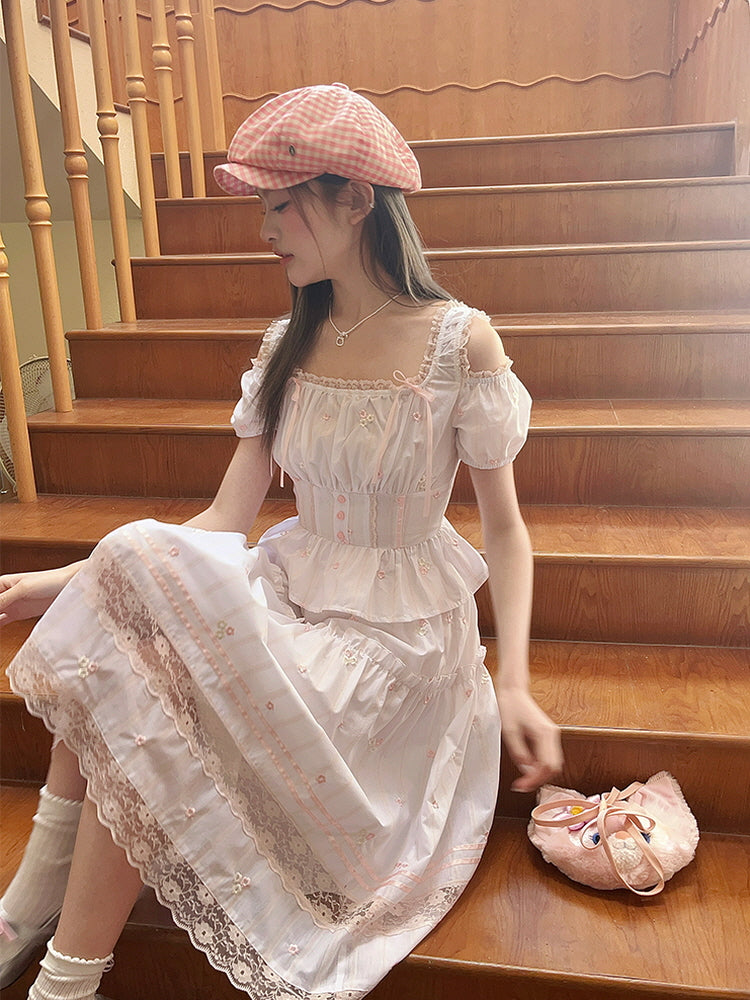 Cherry Bloom Corset Dress