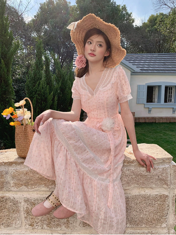 Blush Garden Waltz Dress