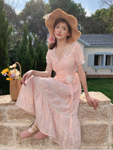 Blush Garden Waltz Dress