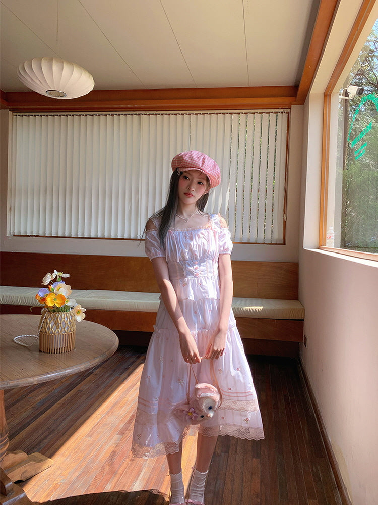 Cherry Bloom Corset Dress