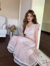 Cherry Cream Lace Ensemble