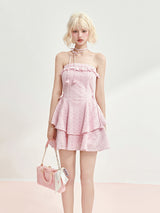 Blush Peony Ruffle Dress