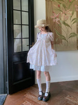 Blossom Whisper Twin-Layer Dress