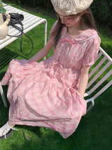 Sweet Isle Plaid Dress
