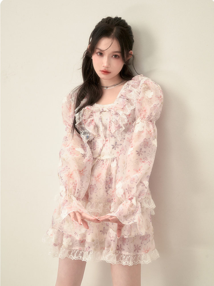 Blossom Reverie Lace Dress