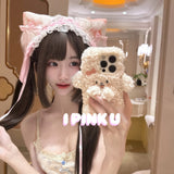 Sweet Hand-made Cat Ear Hairpin Lolita Cosplay