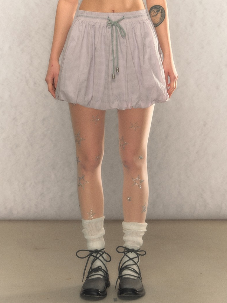 Balloon Breeze Windbreaker Jacket & Skirt-Pants Set